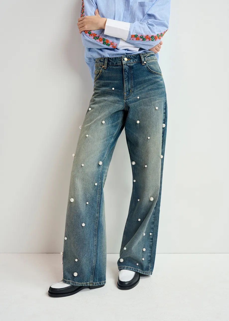 Pearl jeans zara best sale