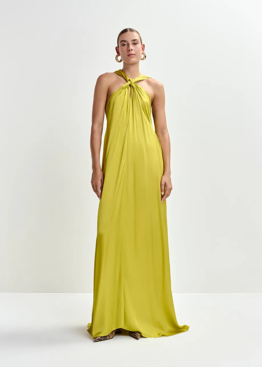 Essentiel Antwerp JAYCEE Halterneck Maxi Dress