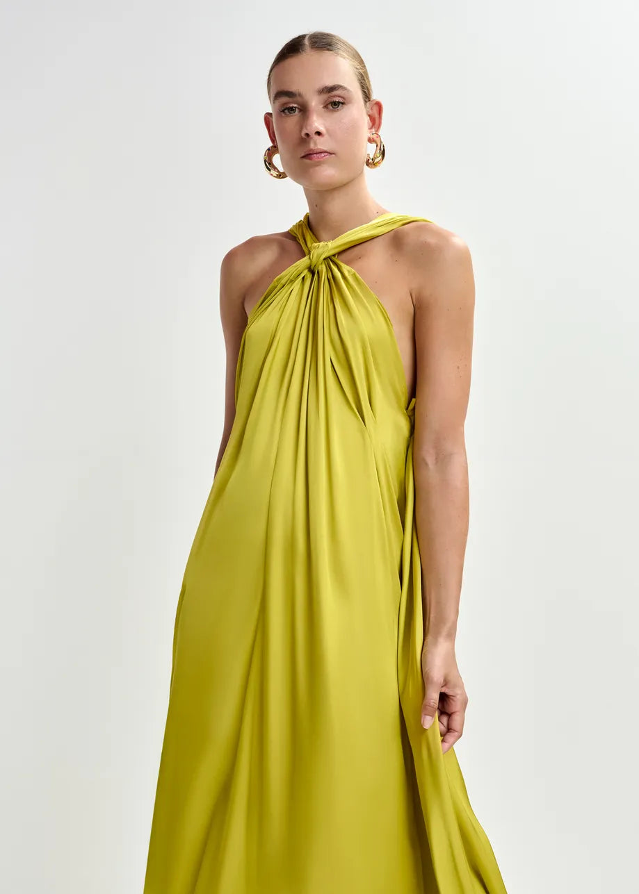 Essentiel Antwerp JAYCEE Halterneck Maxi Dress