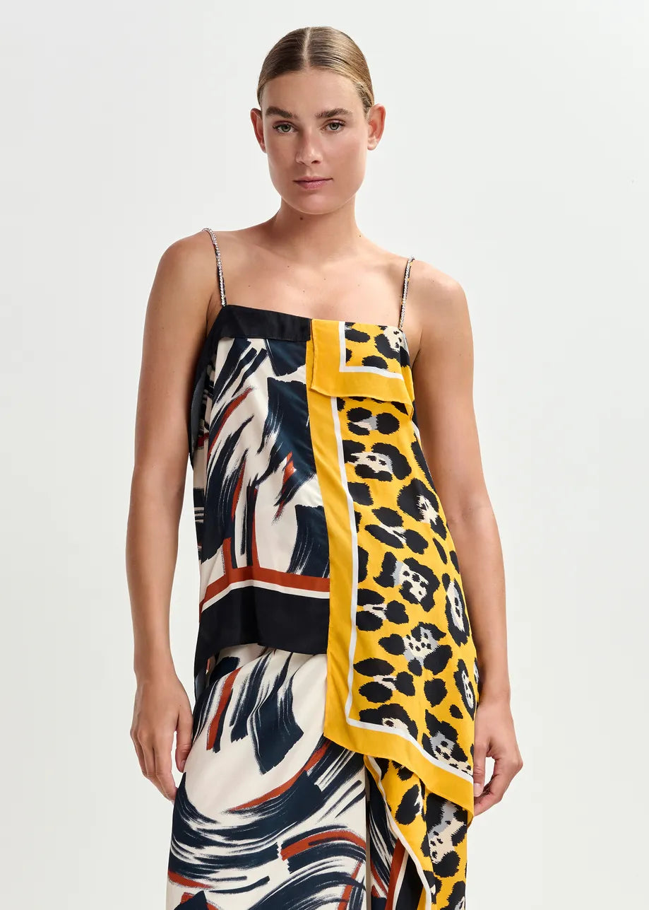 Essentiel Antwerp JOSETTE Two Print Slip Top