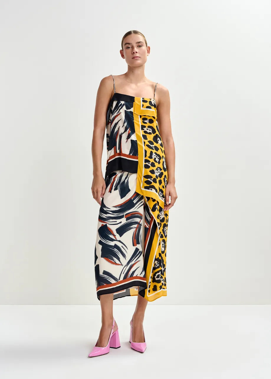 Essentiel Antwerp JUANITA Two Print Midi Skirt