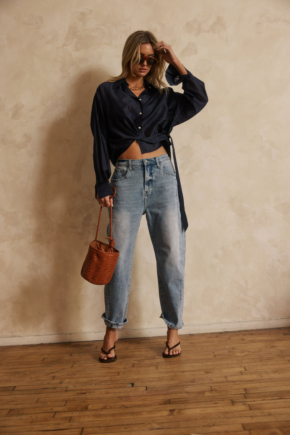 MAAC MAINE Barrel Straight Denim