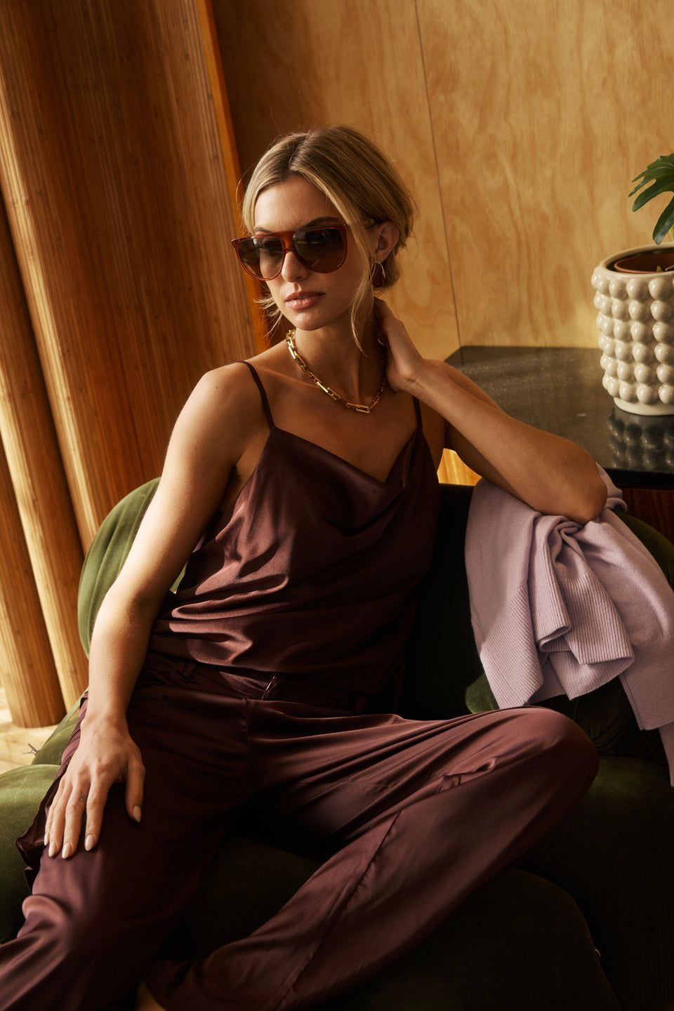MAAC COWL NECK Cami