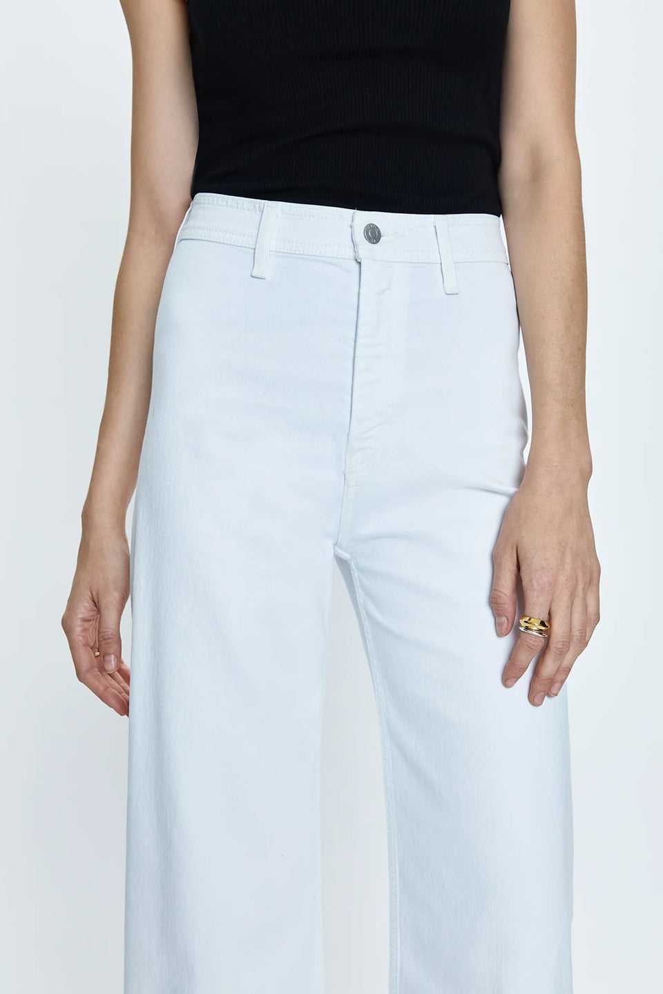 Pistola PENNY High Rise Wide Leg Crop Jeans