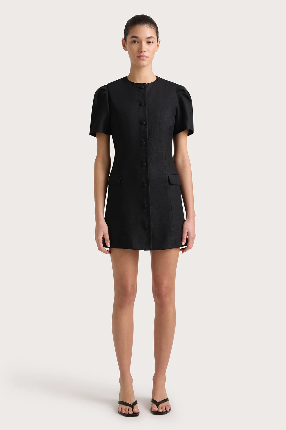 faithfull the brand black mini dress Faithfull | Women's Kelly Mini Dress Black