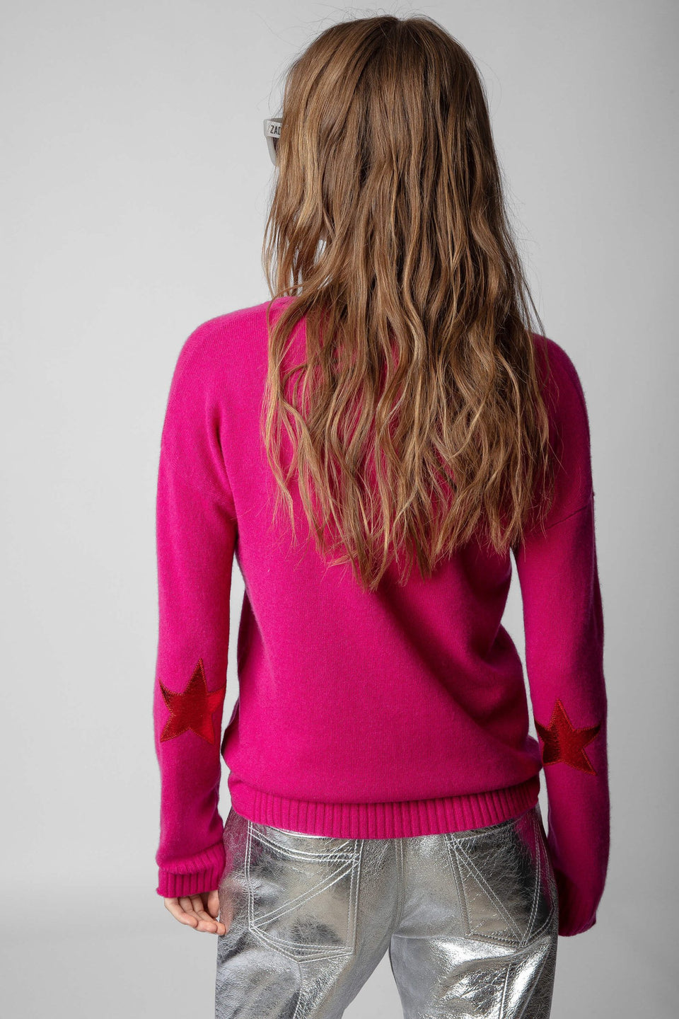 Zadig&Voltaire VIVI Pink Patch Sweater